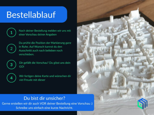 personalisierte 3D Karte deiner Wunschadresse – Bild 4